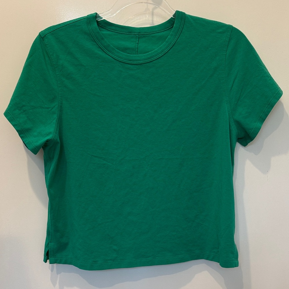 lululemon athletica All Yours Organic Cotton Cropped T-Shirt